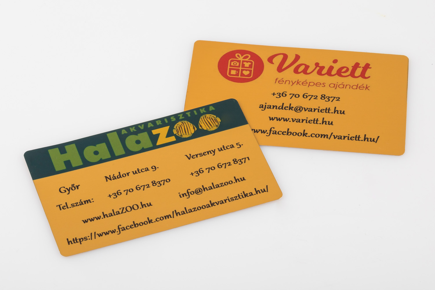 Névjegykártya nyomtatás