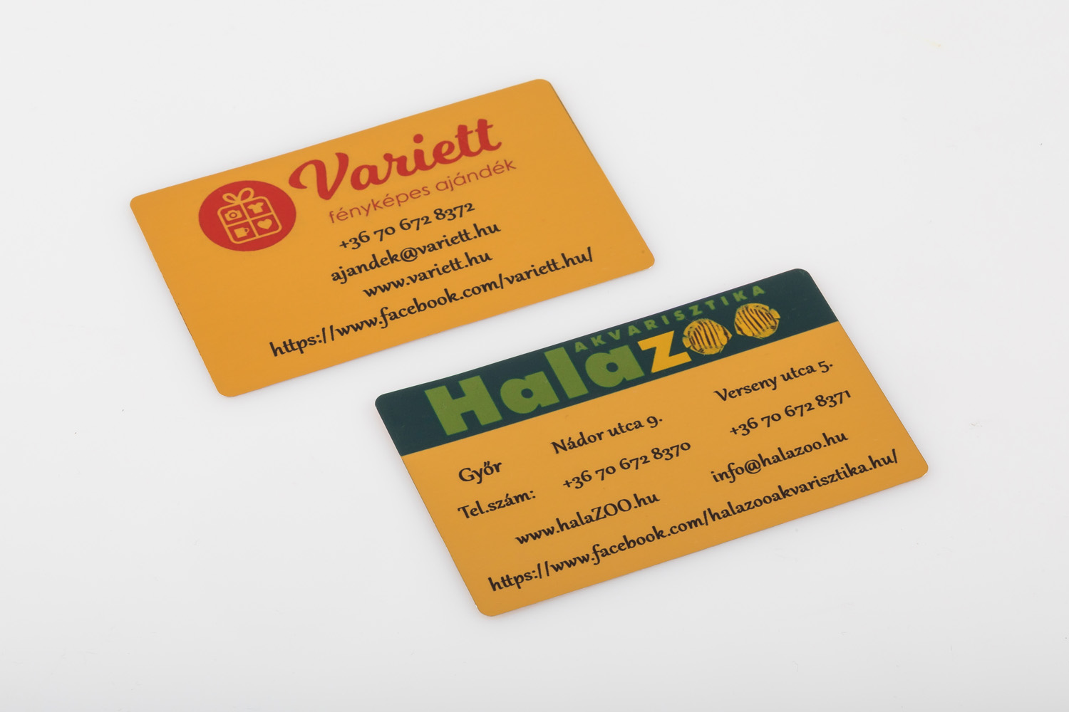 Névjegykártya nyomtatás